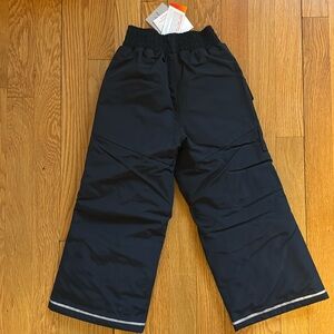 NWT Hanna Andersson black pull on snow pants size 100 (4)